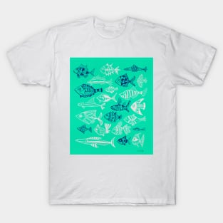 fish inkings green T-Shirt